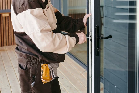 Cleaning And Polishing Glass Door Installation in Gainesville, FL